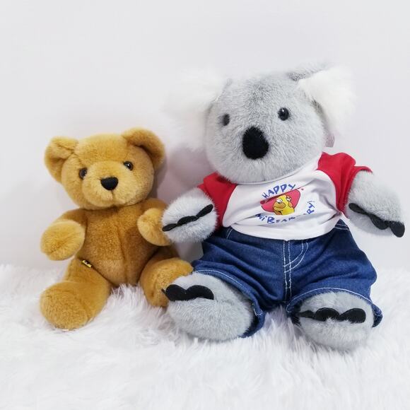 2 Build a Bear Workshop Koala and Brown Bear - Picture 1 of 14